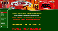 Desktop Screenshot of hacienda-wolfsburg.de